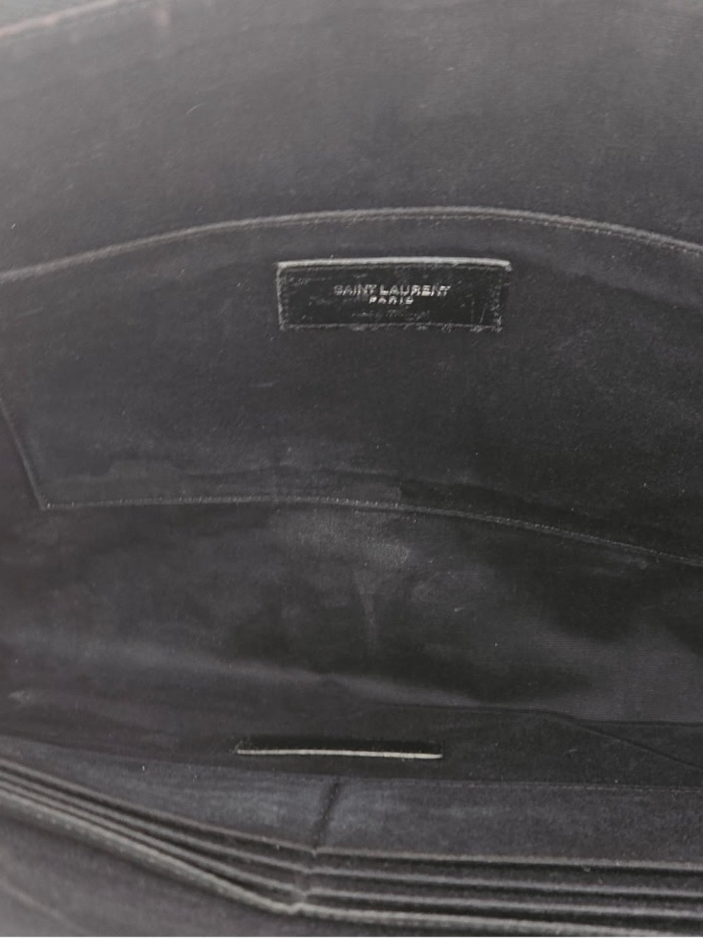 Saint Laurent Camo Star Zip Pouch in Olive and Black - Picture 3 of 15